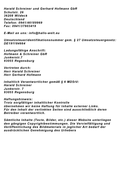 Impressum